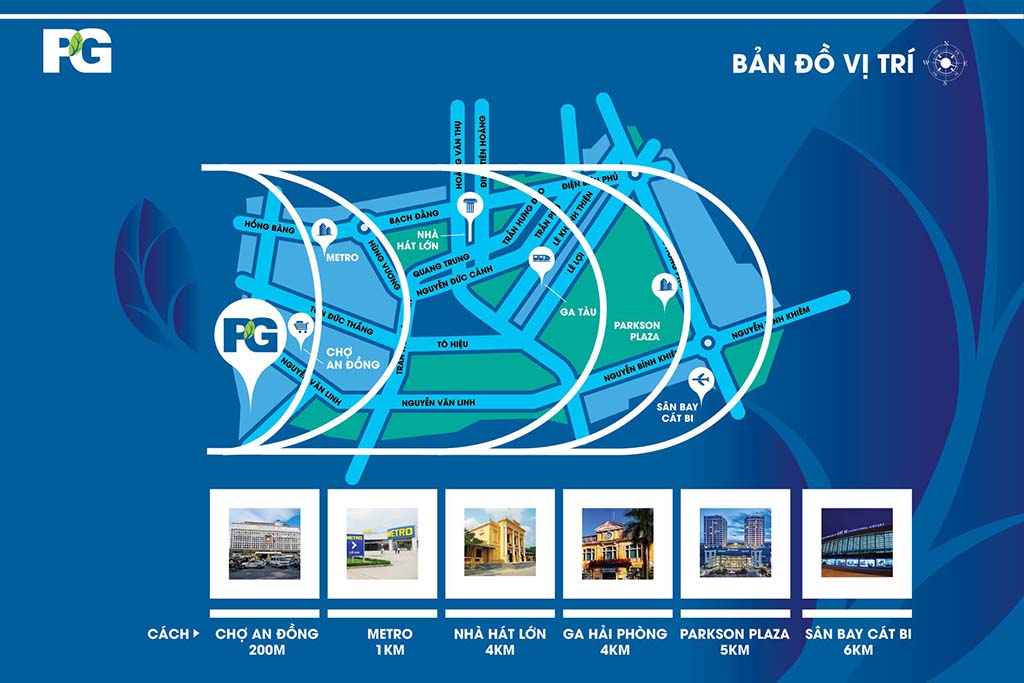 Liên kết thuận tiện từ dự án PG Aura An Đồng 